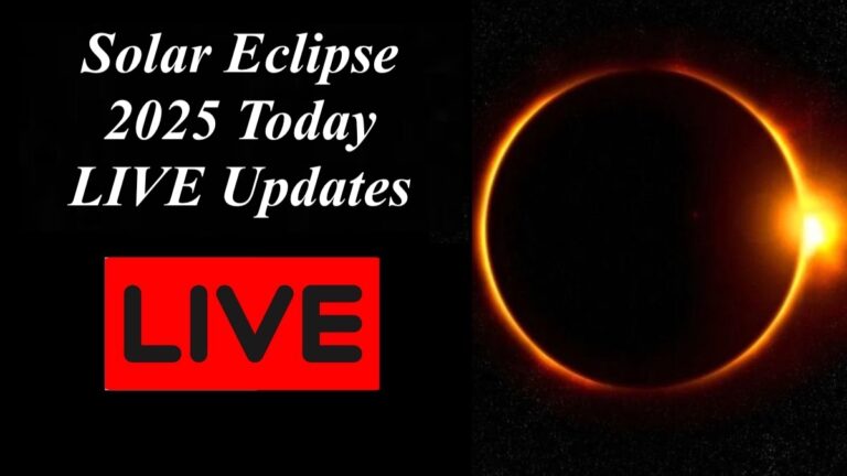 Solar Eclipse 2025 Today LIVE Updates